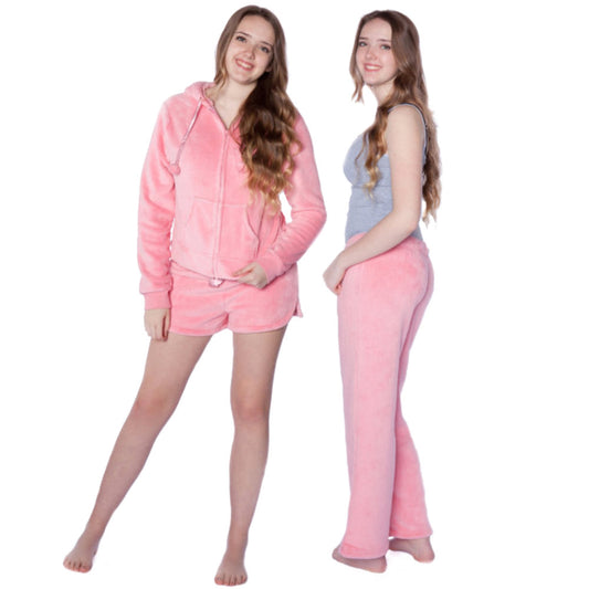 Hoodie Shortie with Matching PJ Pants 3PC Set