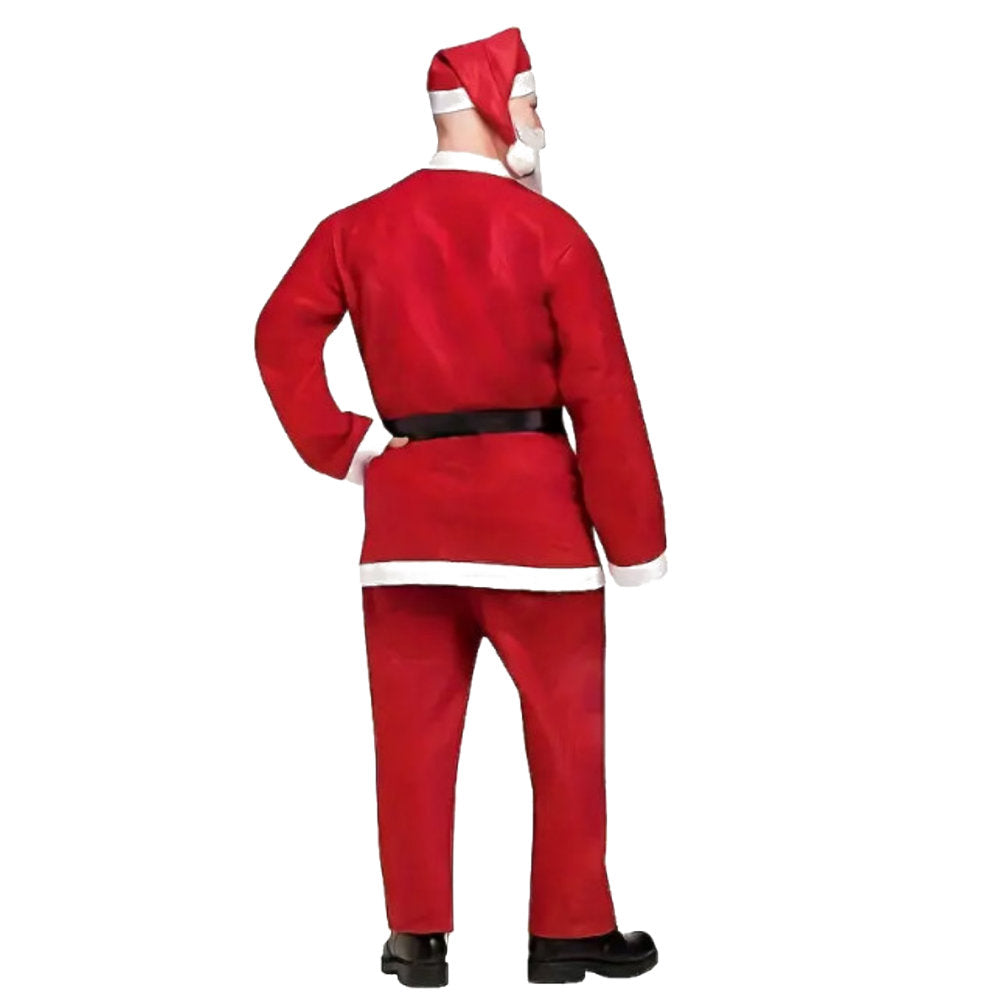 Santa Claus Costume 5 pc Set for Adults