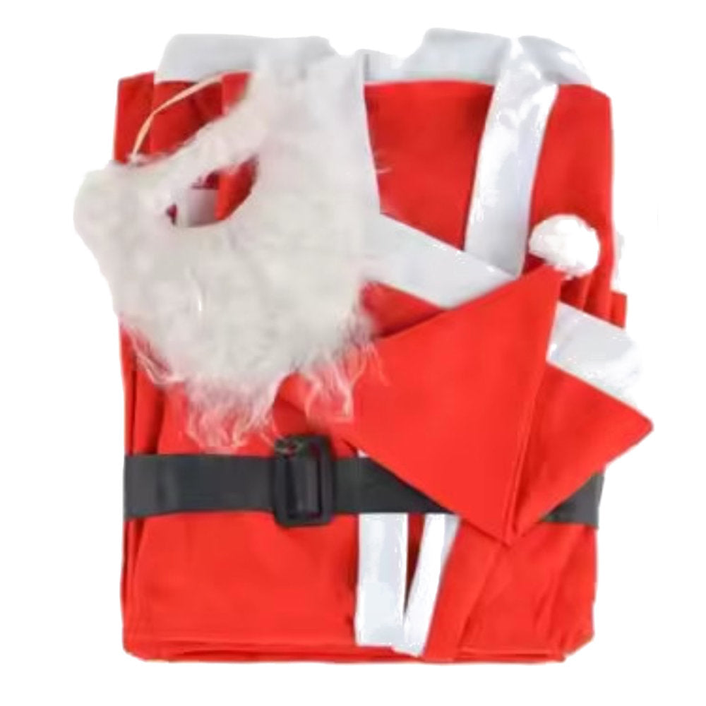 Santa Claus Costume 5 pc Set for Adults