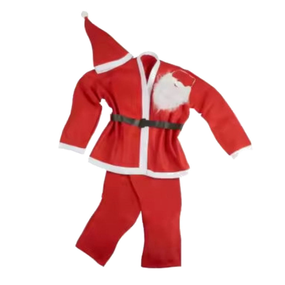 Santa Claus Costume 5 pc Set for Adults