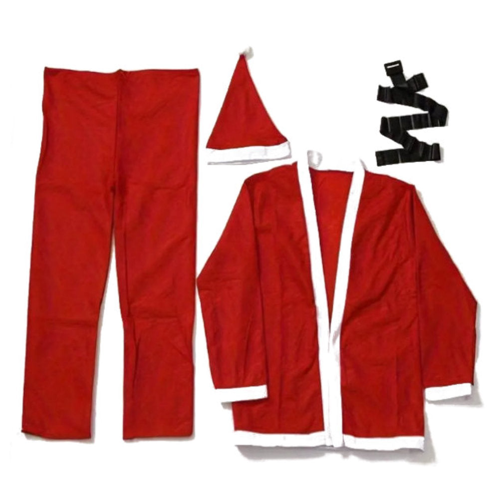 Santa Claus Costume 5 pc Set for Adults