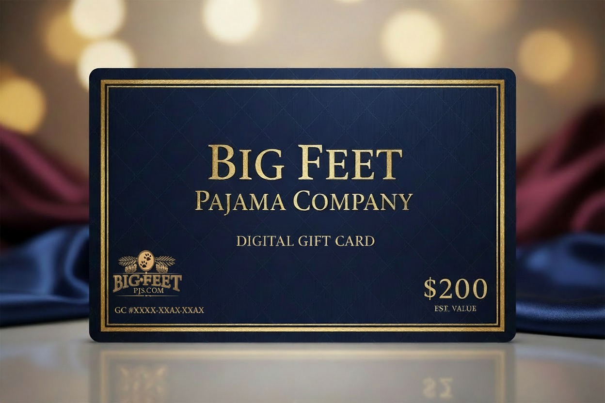 Big Feet Pajama Company $200 Digital Gift Card