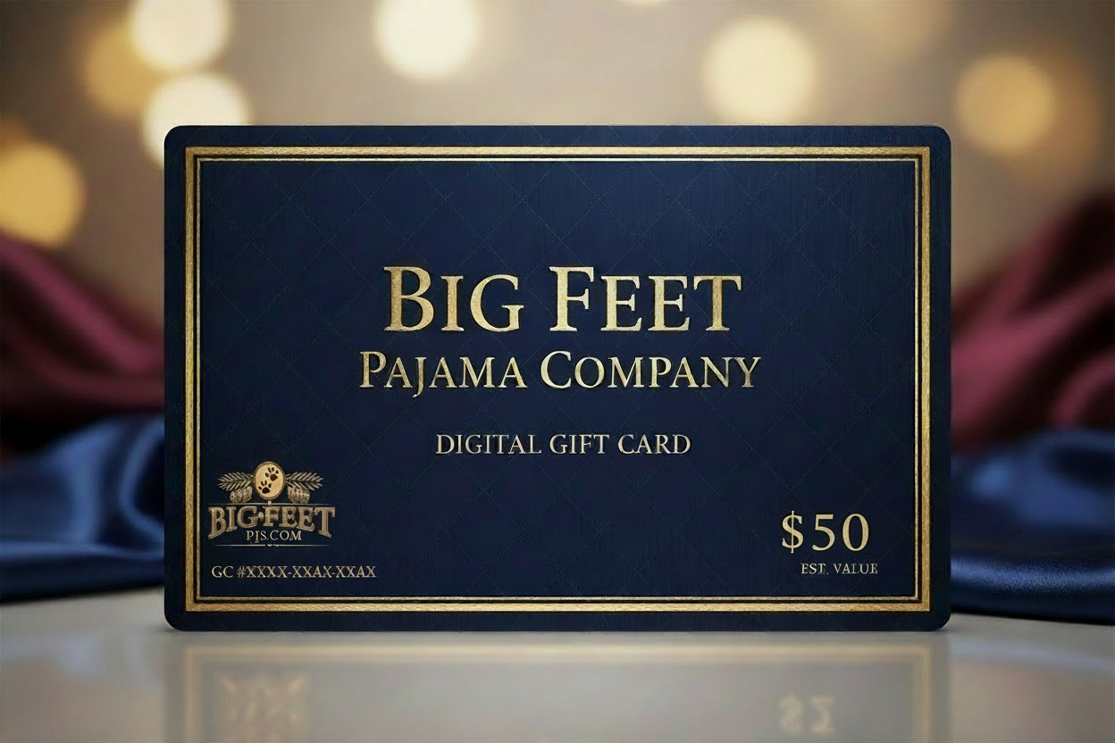 Big Feet Pajama Company $50 Digital Gift Card