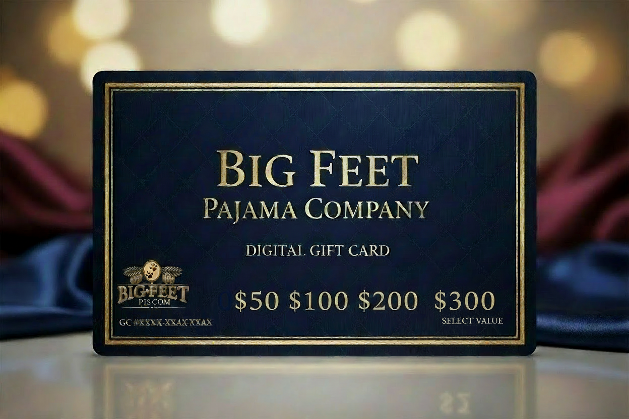 Big Feet Pajama Company Digital Gift Card