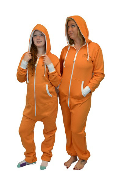Orange is the New Black Hoodie Jumpsuit Exclusive Limited Edition: Big Feet  Onesies & Footed Pajamas